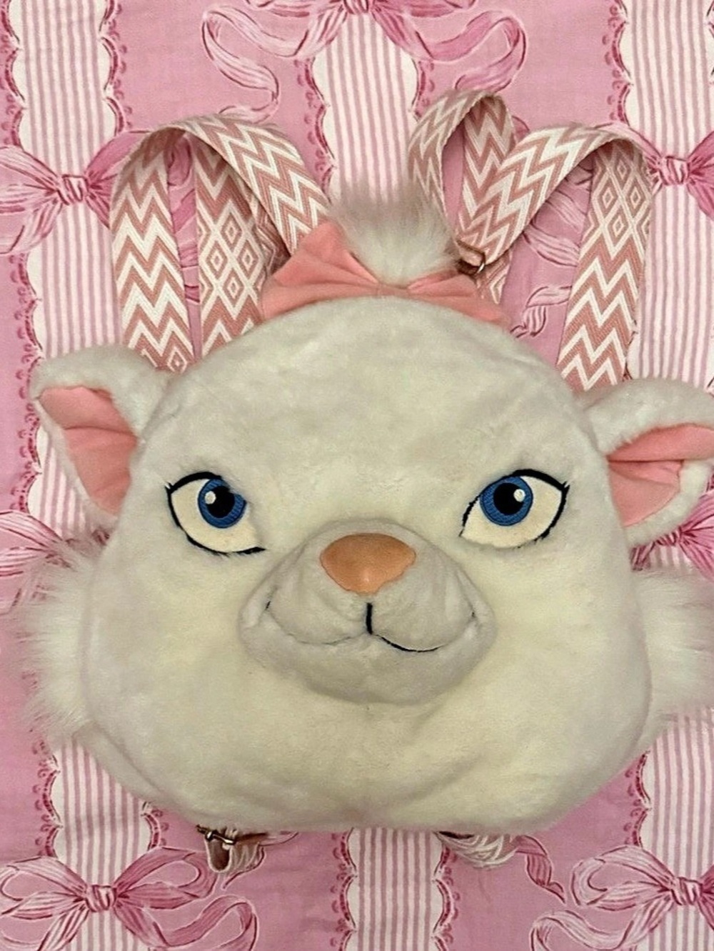 Disney vintage large Marie plush backpack